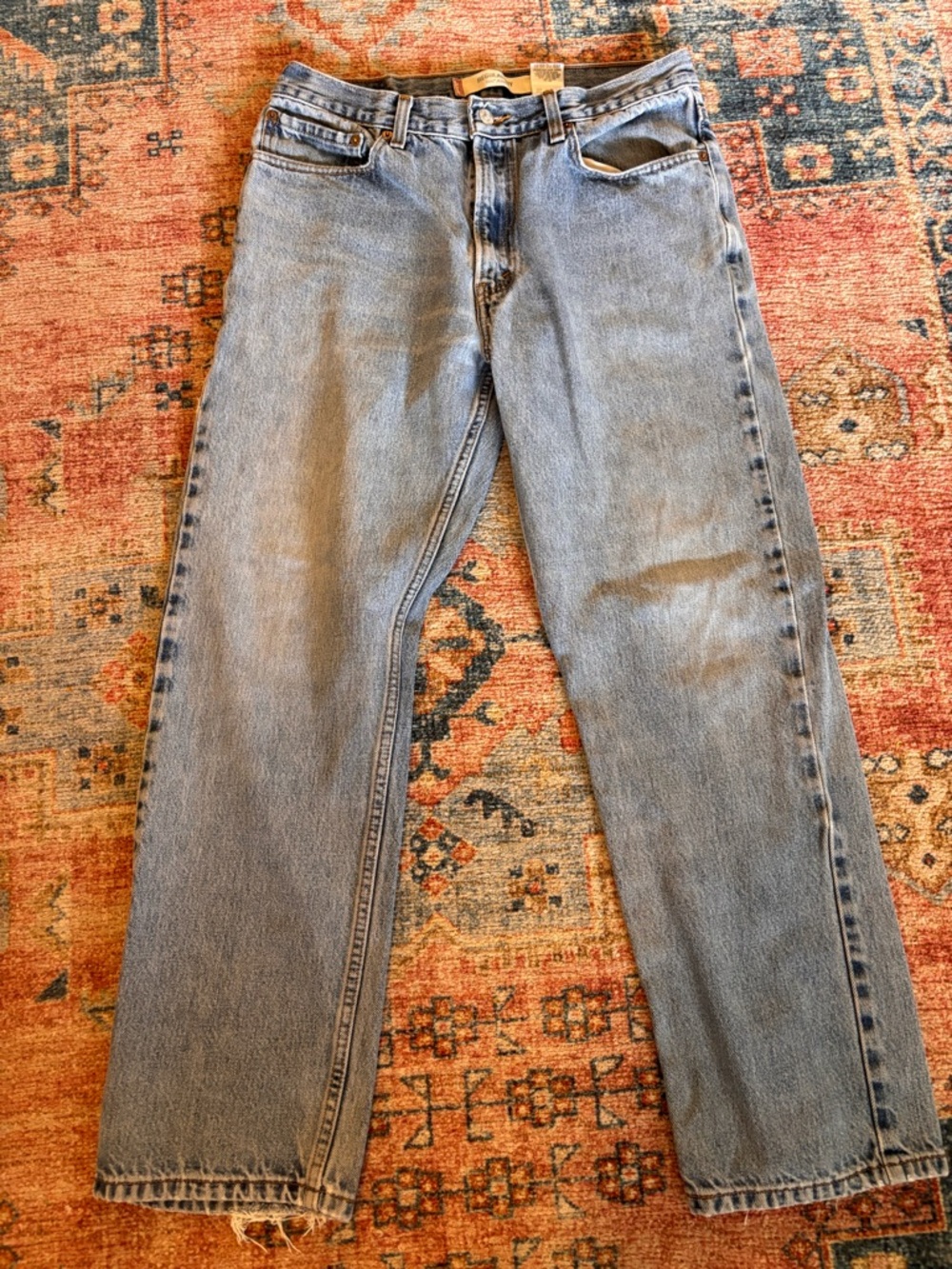 Levi's 505 Light Blue Straight Leg Jeans